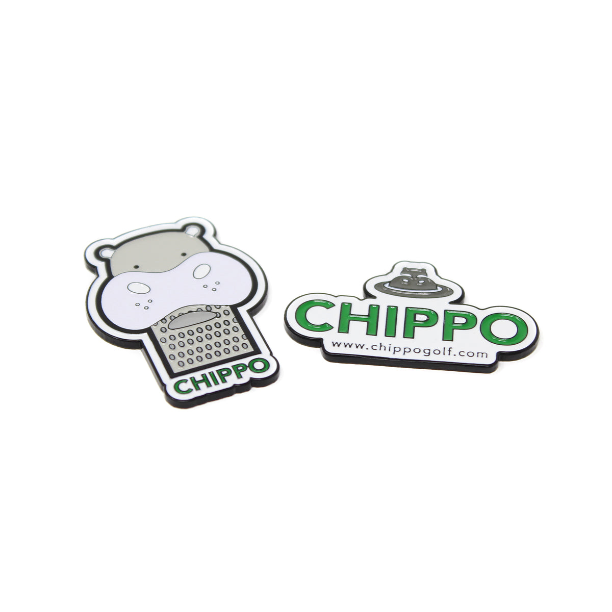 Chippo + &#39;Hank The Hippo&#39; Headcover Ball Mark Set